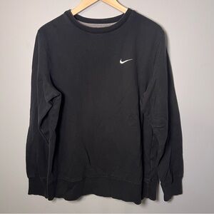 Nike Sportswear Fleece Crewneck Sweatshirt Men’s L Black Pullover 404509-010